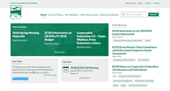 Desktop Screenshot of ecos.org