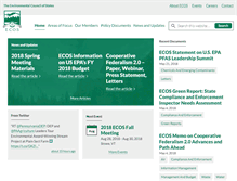 Tablet Screenshot of ecos.org