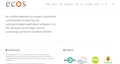 Desktop Screenshot of ecos.ch