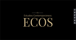 Desktop Screenshot of ecos.cl